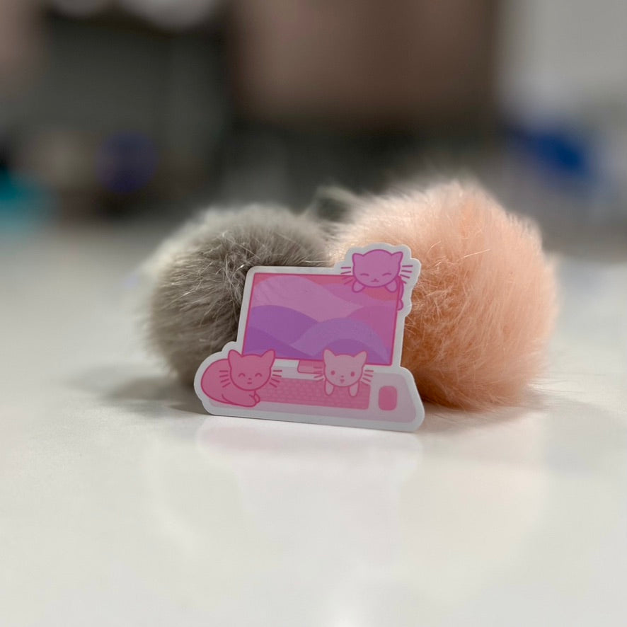 Cat Colleagues Sticker