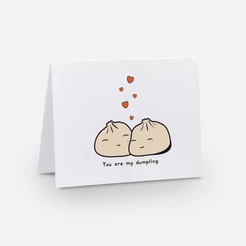 Dumpling Friend Greeting Card